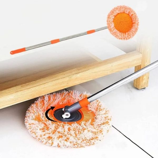 360-degree rotating, adjustable cleaning mop