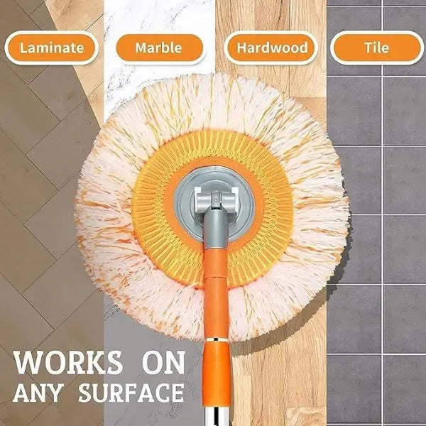 360-degree rotating, adjustable cleaning mop