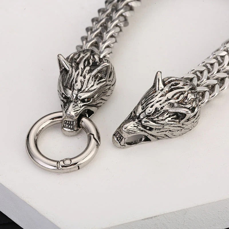 Viking Wolf Head Bracelet-🔥49%-Off🔥