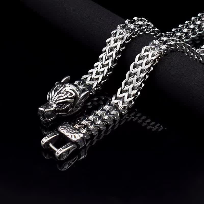 Viking Wolf Head Bracelet-🔥49%-Off🔥